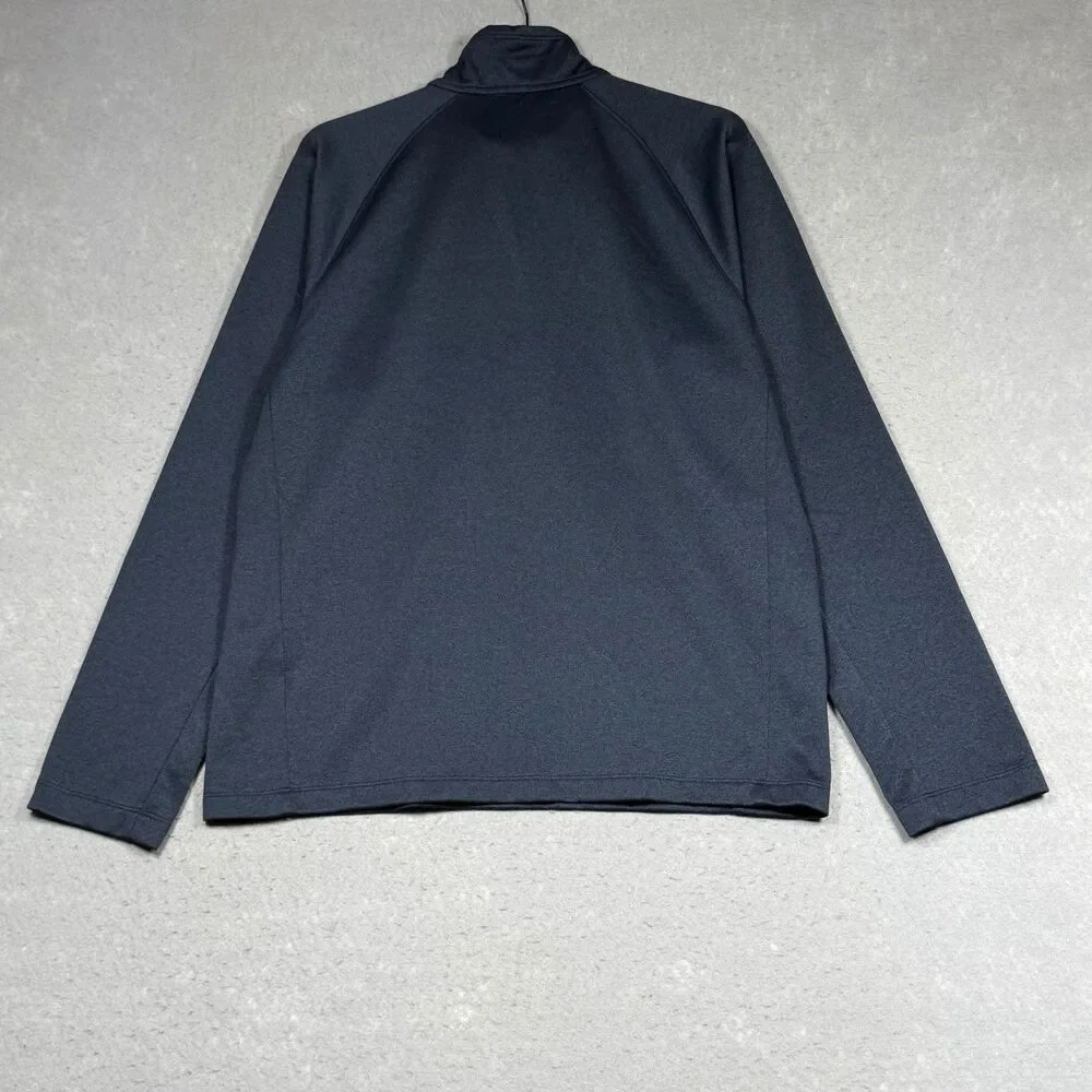 The North Face 1/2 Zip Pullover Long Sleeve Men's Large Blue Fleece